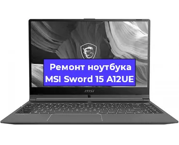 Чистка от пыли и замена термопасты на ноутбуке MSI Sword 15 A12UE в Ижевске